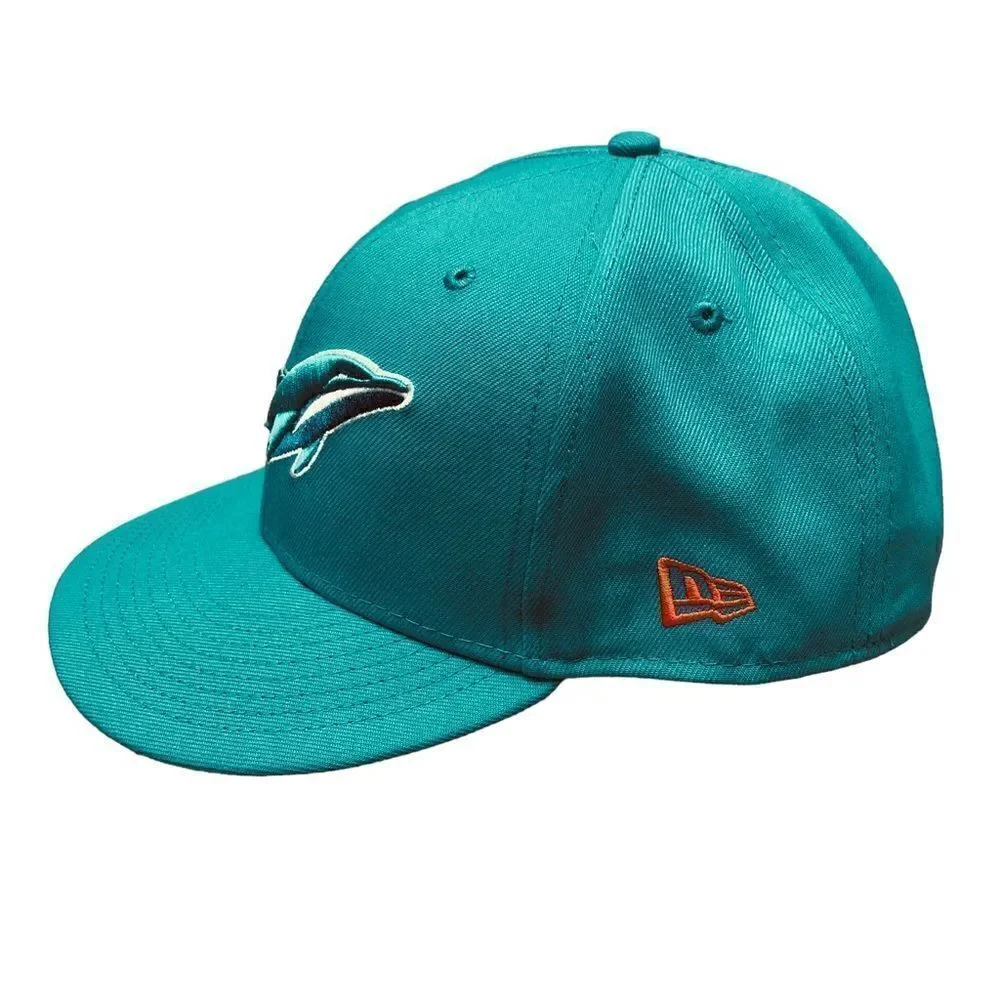 Miami Dolphins Embroidered Logo Elements Collection 59FIFTY Snapback Cap Hat - Picture 3 of 9